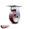Service Caster 6 Inch Heavy Duty Top Plate Poly on Aluminum Rigid Caster with Roller Bearing SCC-35R620-PAR - alternate 2